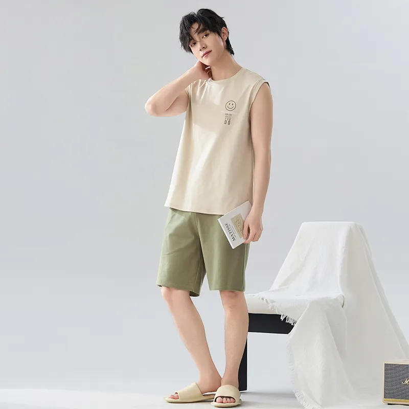 JINXU Men Pajama Sets-16