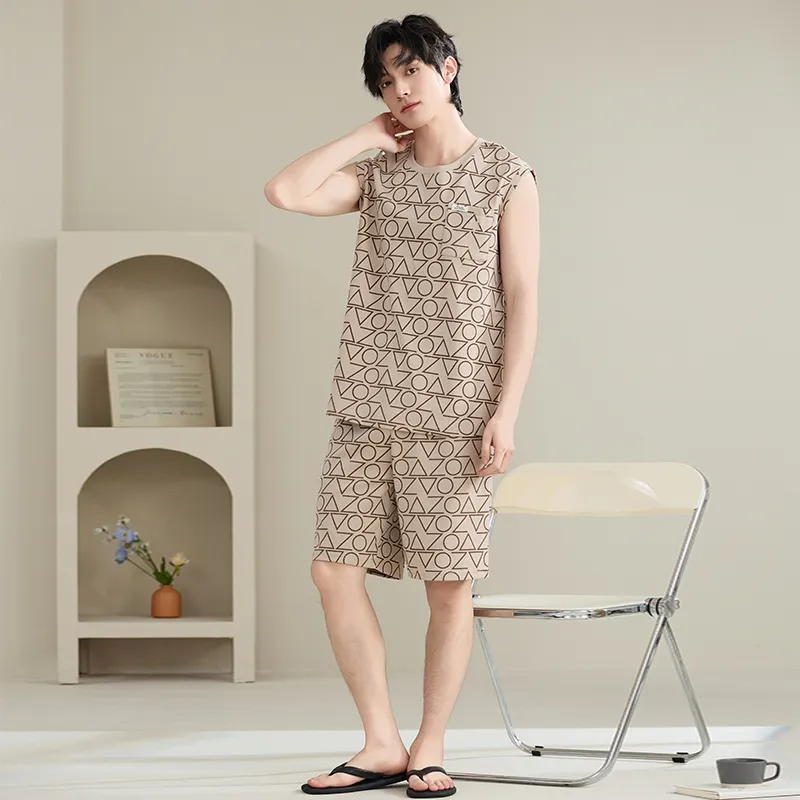 JINXU Men Pajama Sets-15