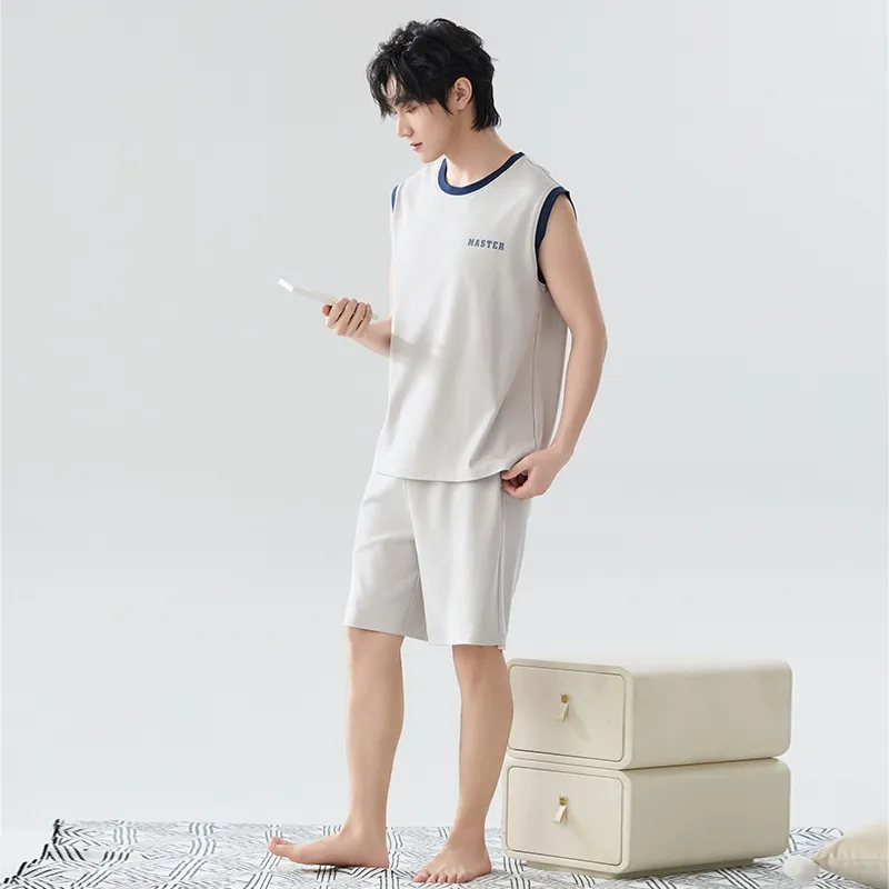 JINXU Men Pajama Sets-4
