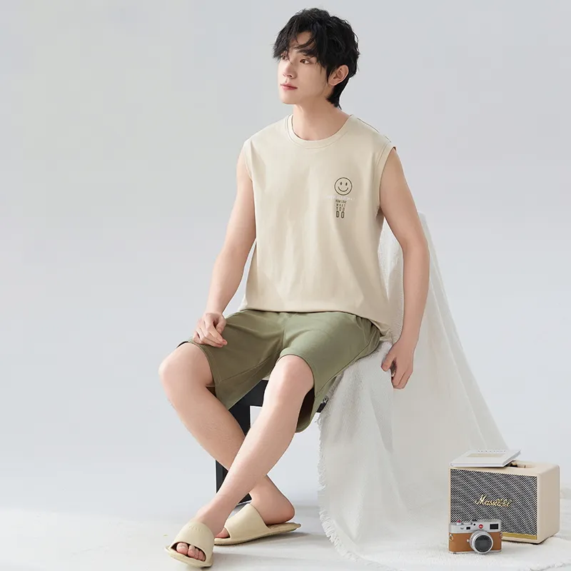 JINXU Men Pajama Sets-17