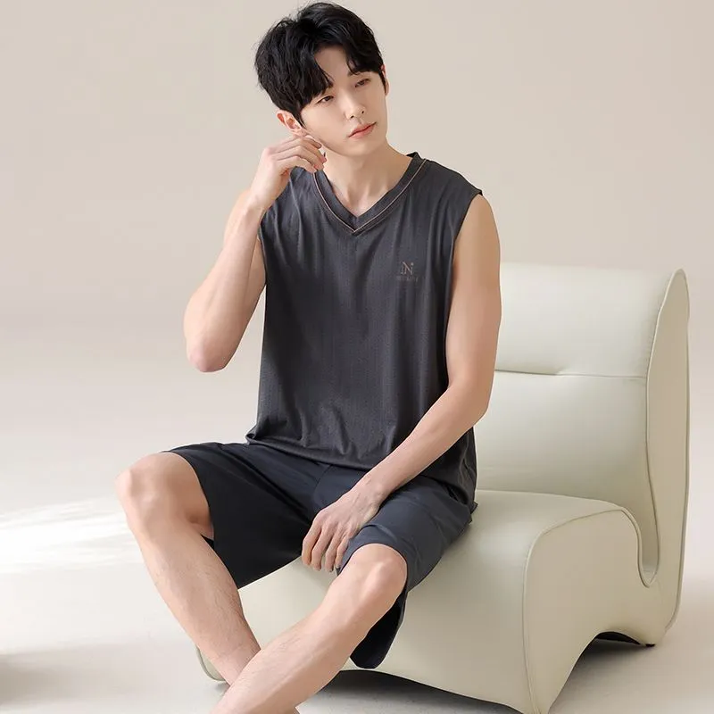 JINXU Men Pajama Sets-3