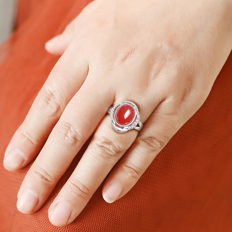 COISE Jade Rings Women's-2