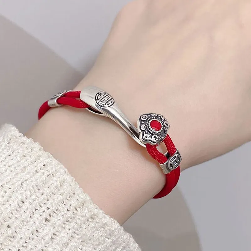COISE 990 Foot Silver Bracelets Women's-1