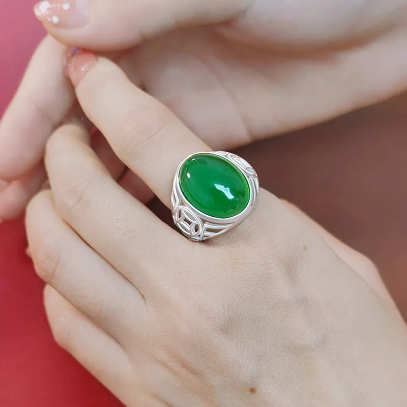 COISE Jade Rings Women's-4
