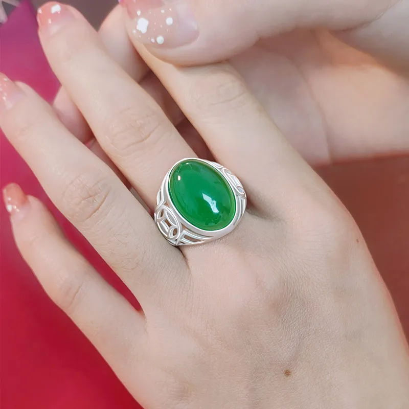 COISE Jade Rings Women's-3