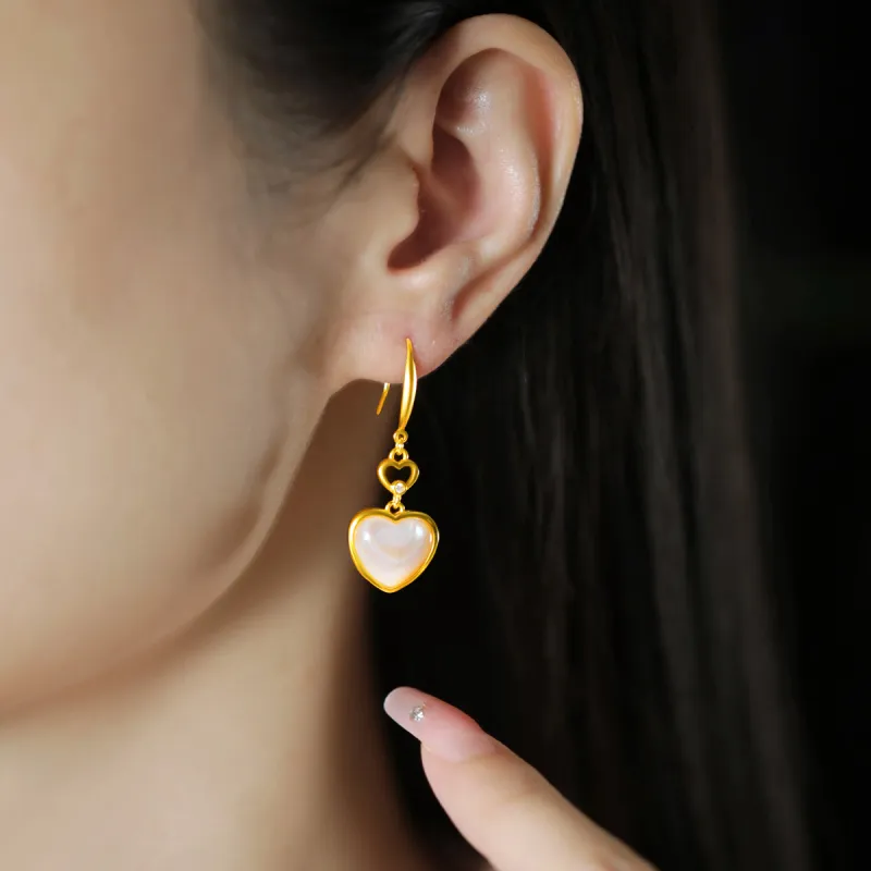 COISE 925 Sterling Silver Earrings Women's-2