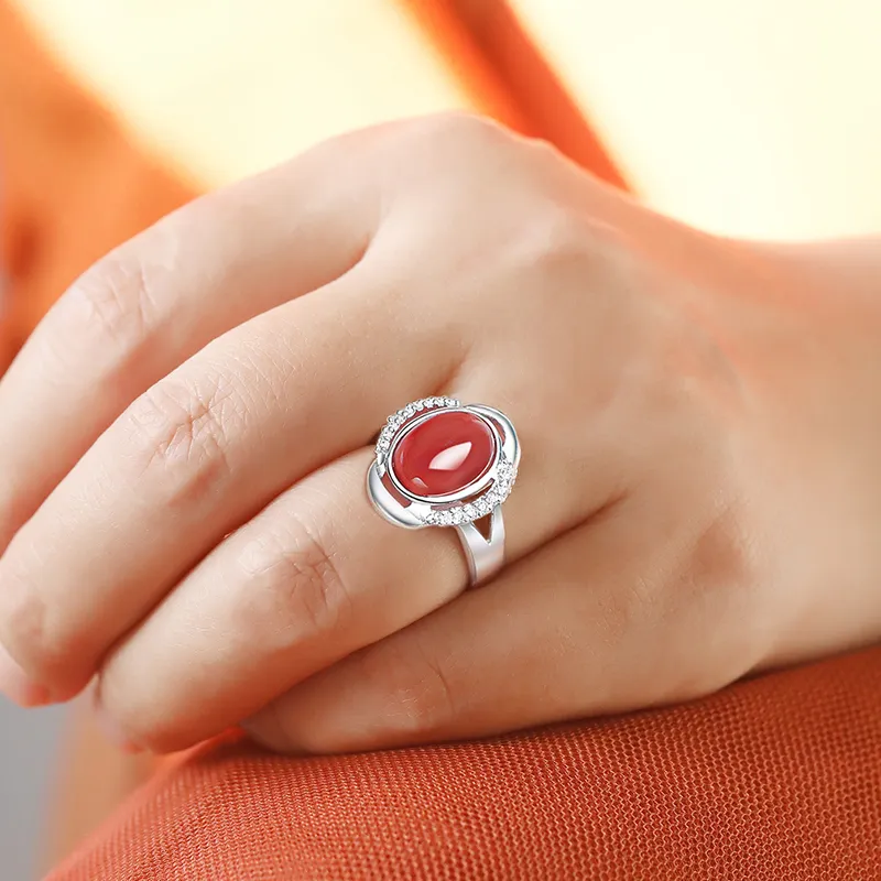 COISE Jade Rings Women's-5