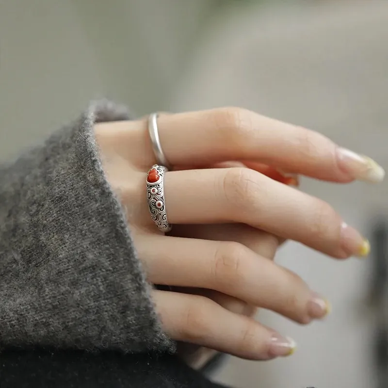 COISE Jade Rings Women's-4