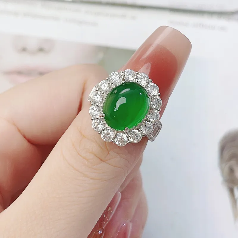 COISE Jade Rings Women's-5