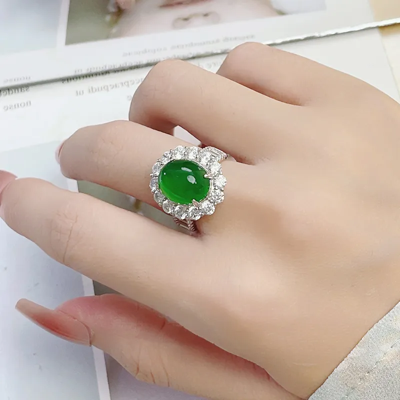 COISE Jade Rings Women's-2
