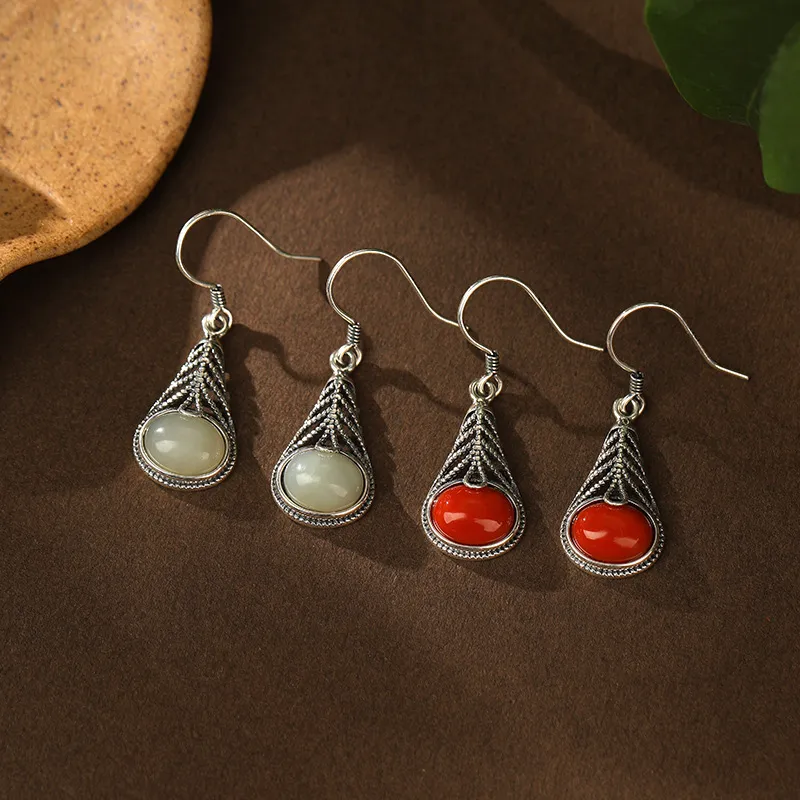 COISE Jade Earrings Women's-4
