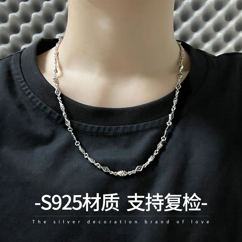 COISE S925 Silver Necklaces Men's-1