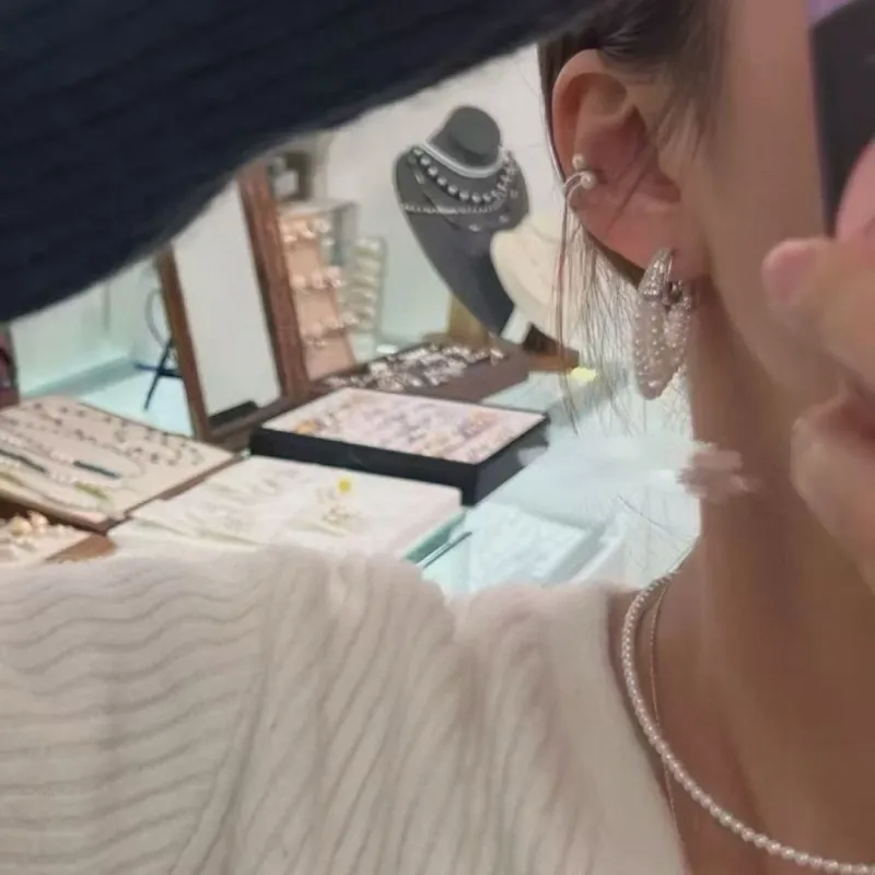 ORDI Pearl Earrings Unisex-2
