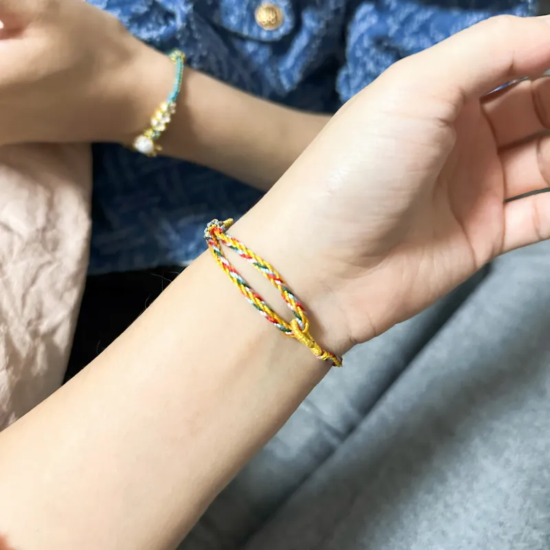 ORDI Freshwater Pearl Bracelets Unisex Red Blue-6