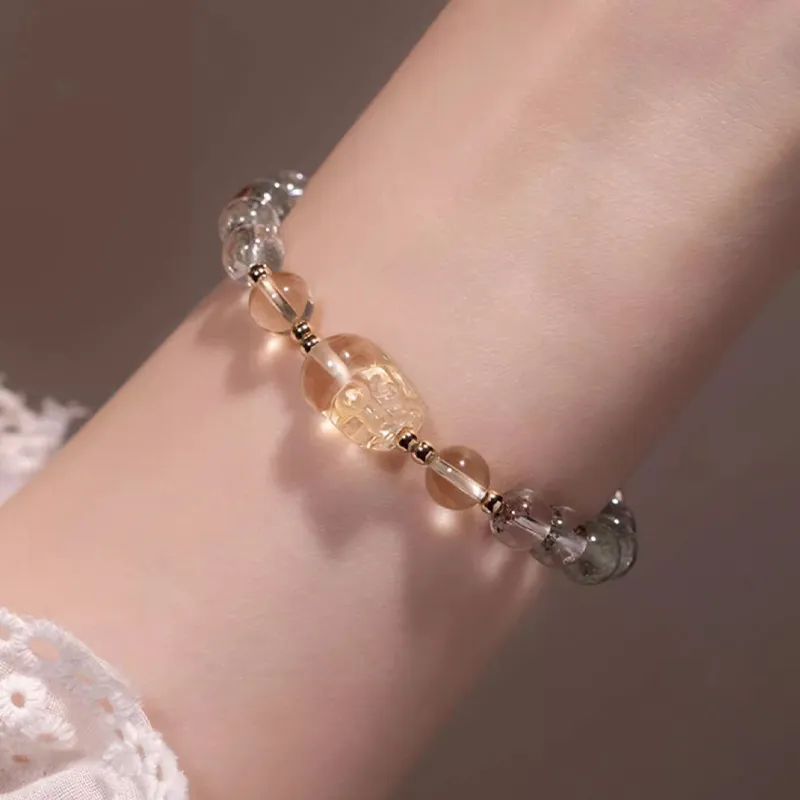 Yi Mingju Crystal Jade Bracelets Women's-2