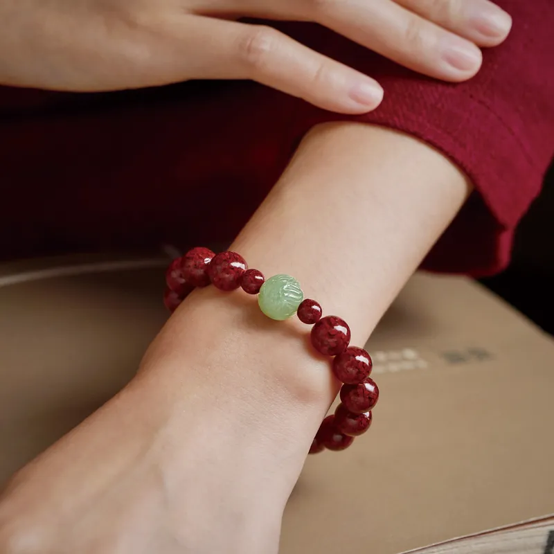 Yi Mingju Cinnabar Bracelets Unisex-1