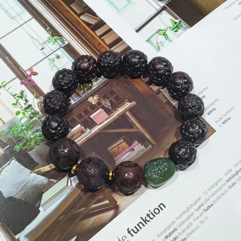 Yi Mingju Rosewood Bracelets Unisex-3