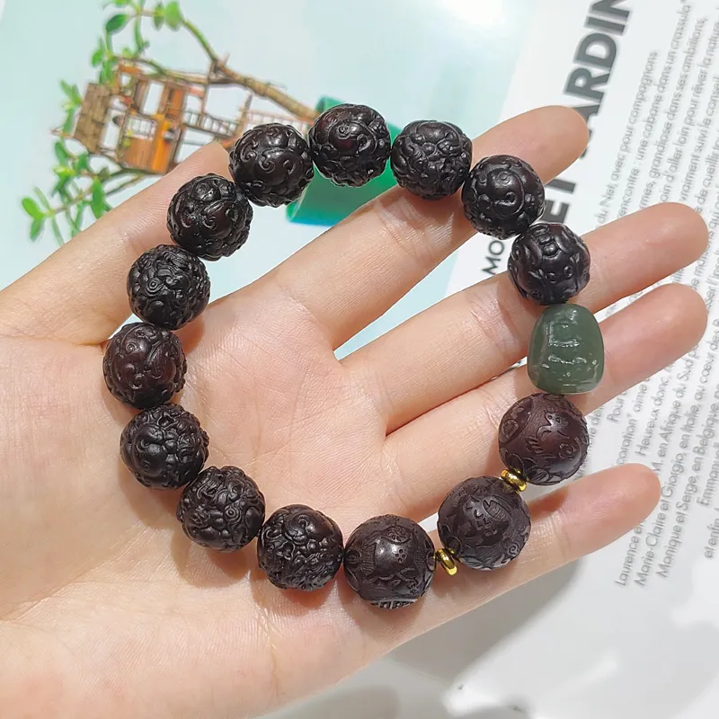 Yi Mingju Rosewood Bracelets Unisex-2