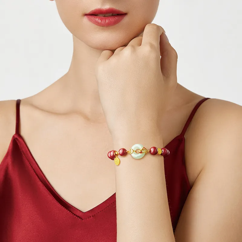 Yi Mingju Cinnabar Bracelets Women's-2