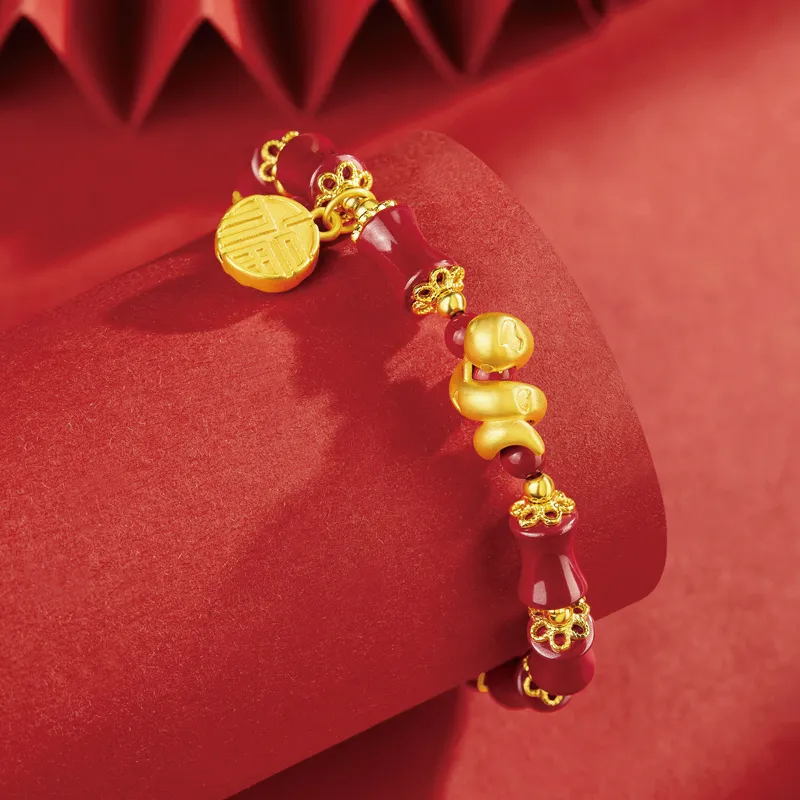 Yi Mingju Cinnabar Bracelets Women's-3