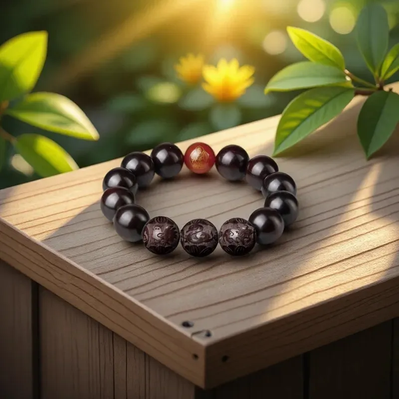 Yi Mingju Rosewood Bracelets Unisex-4