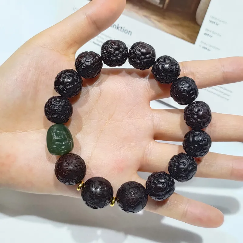 Yi Mingju Rosewood Bracelets Unisex-4