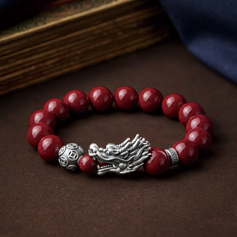 Yi Mingju Cinnabar Bracelets Unisex-2