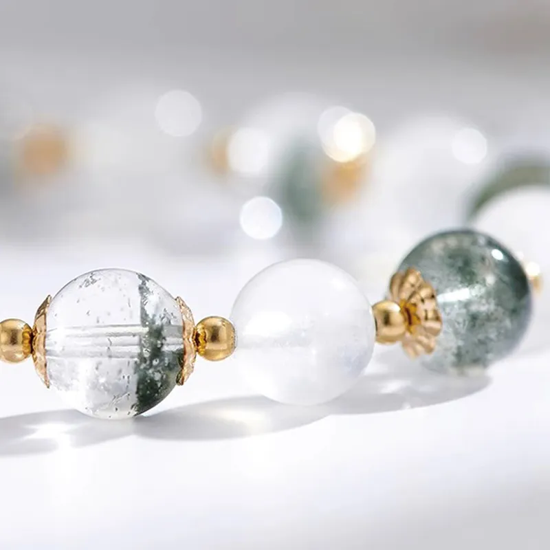 Yi Mingju Crystal Jade Bracelets Women's-5
