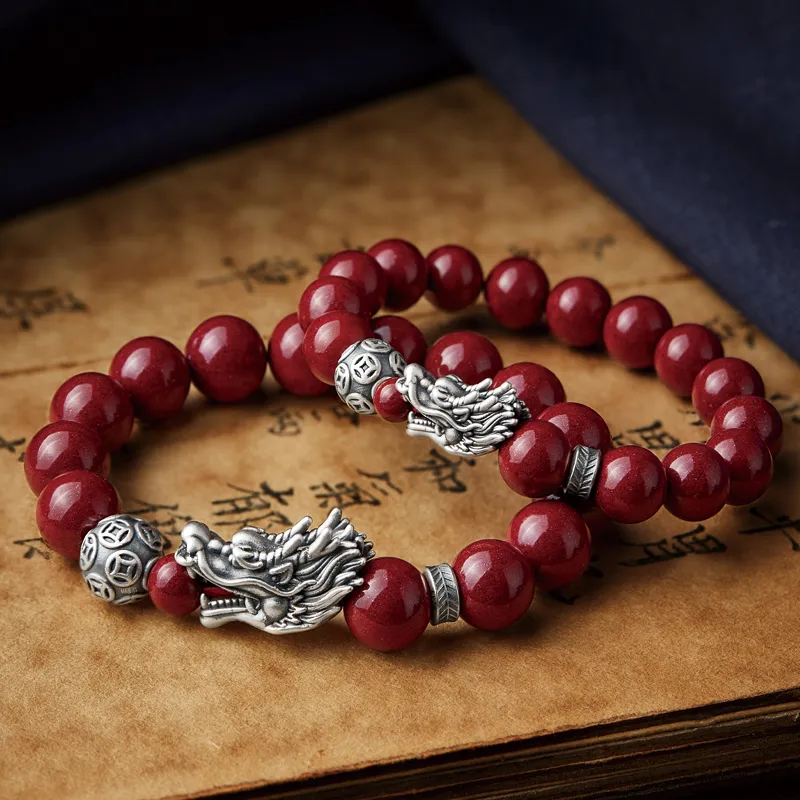 Yi Mingju Cinnabar Bracelets Unisex-3