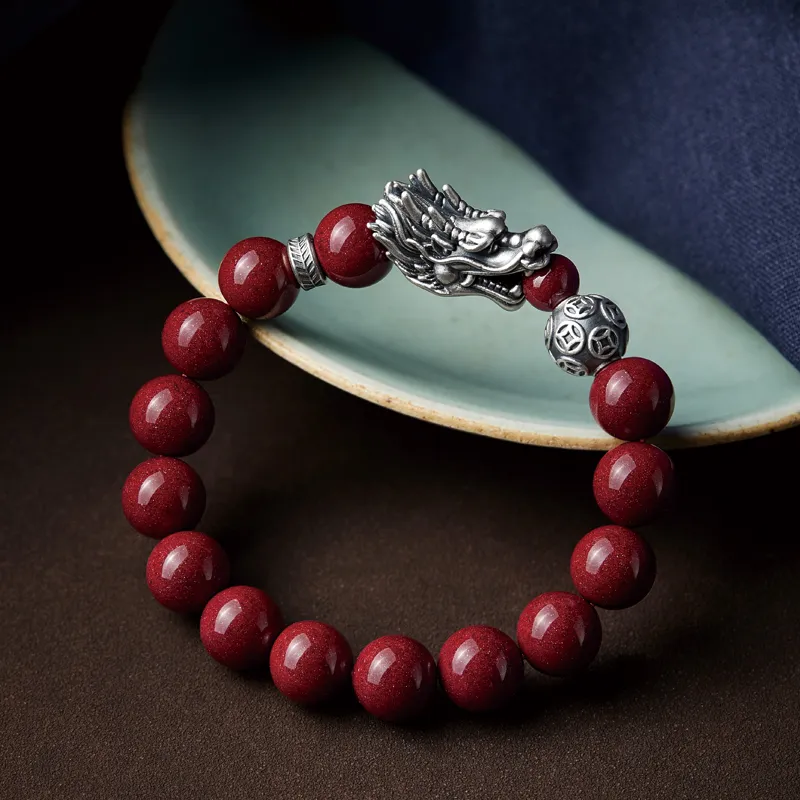 Yi Mingju Cinnabar Bracelets Unisex-4