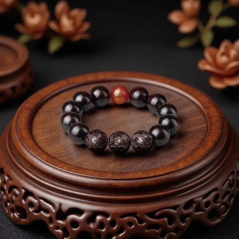 Yi Mingju Rosewood Bracelets Unisex-2