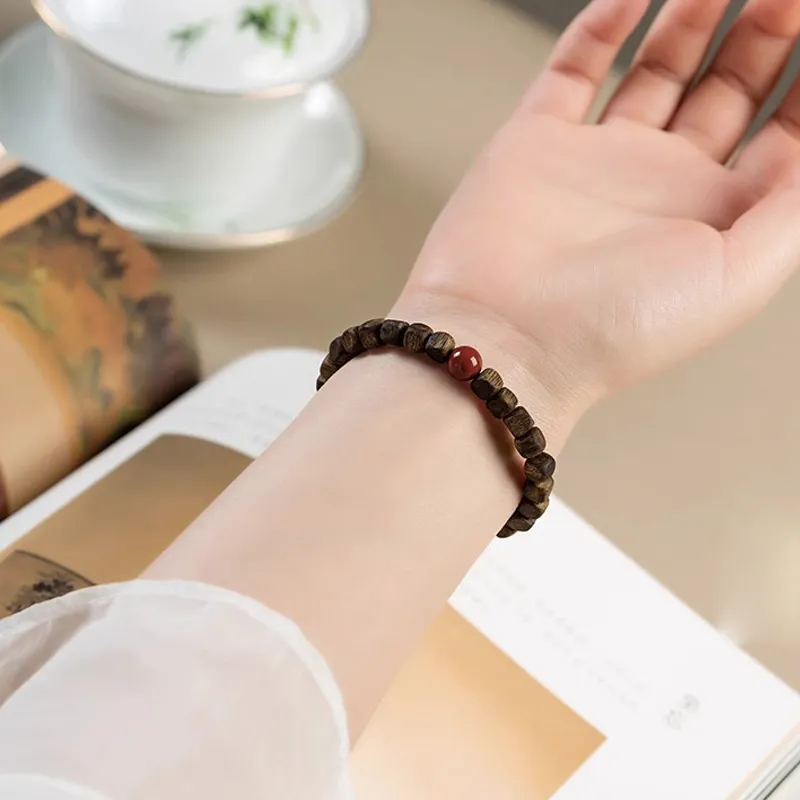Yi Mingju Agarwood Bracelets Women's-2