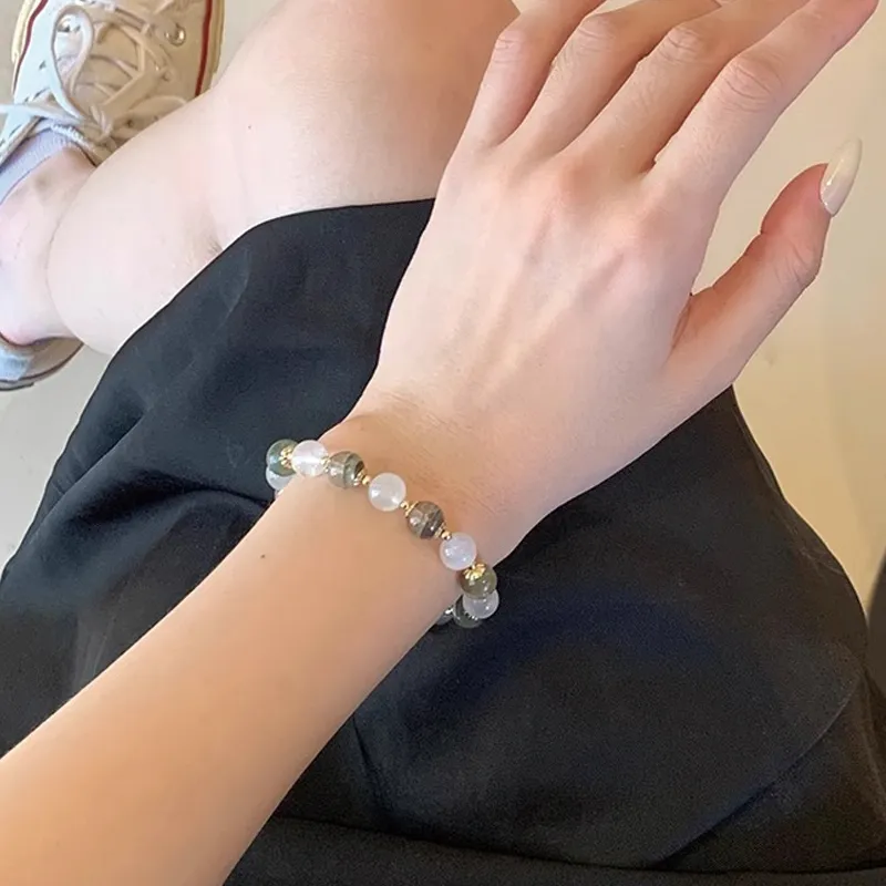 Yi Mingju Crystal Jade Bracelets Women's-2