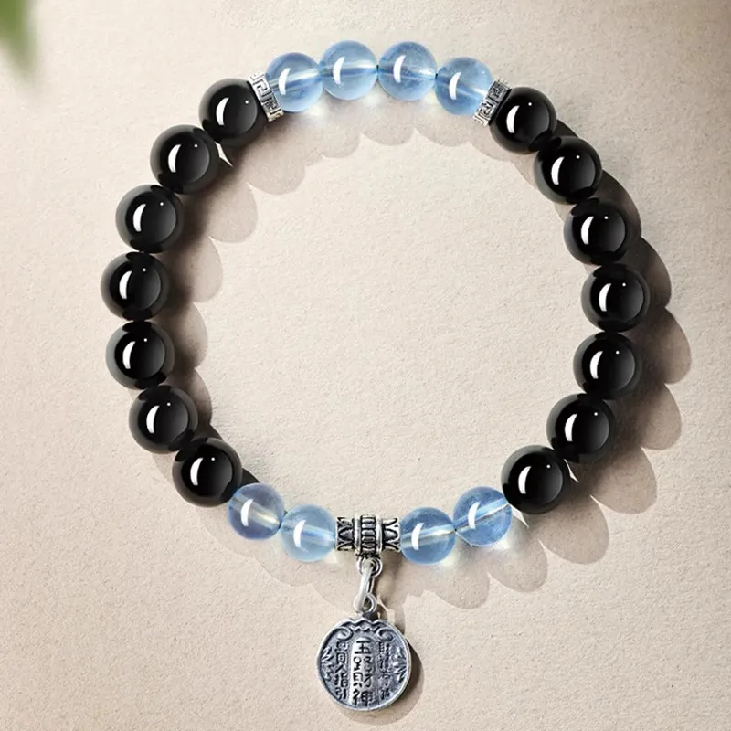 Yi Mingju Obsidian Bracelets Unisex-2