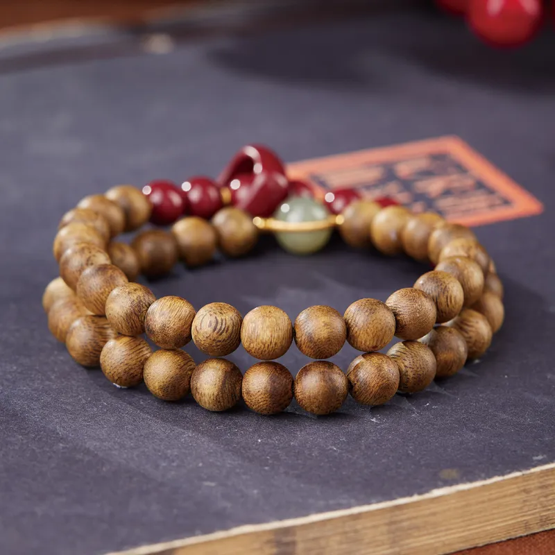 Yi Mingju Agarwood Bracelets Unisex-5