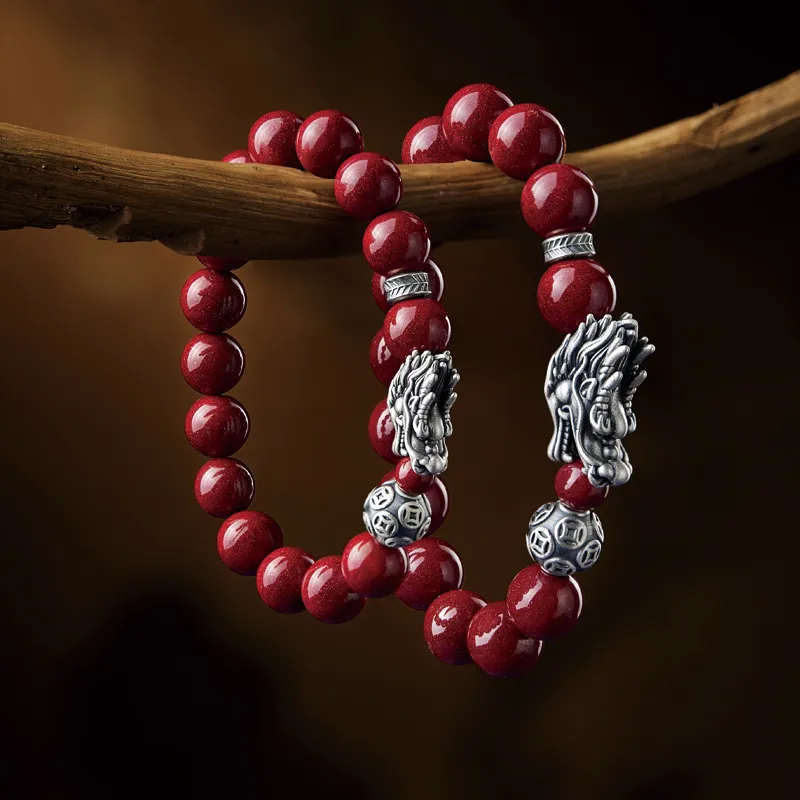 Yi Mingju Cinnabar Bracelets Unisex-1