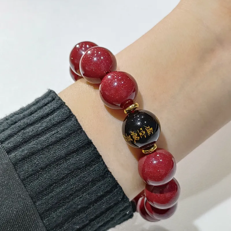 Yi Mingju Cinnabar Bracelets Unisex-2