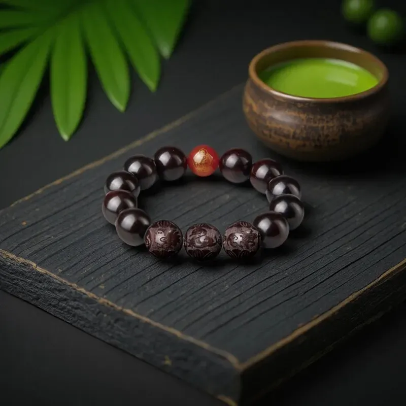 Yi Mingju Rosewood Bracelets Unisex-3
