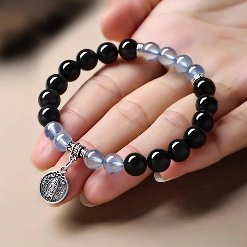 Yi Mingju Obsidian Bracelets Unisex-3