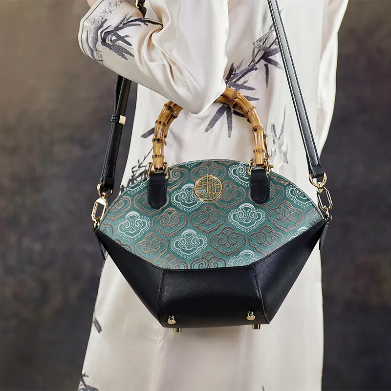 ZOOLER Cow Leather Crossbody Bag Medium Size Women's Han Dynasty Black/Forbidden City Red/Apricot/Royal Blue-7