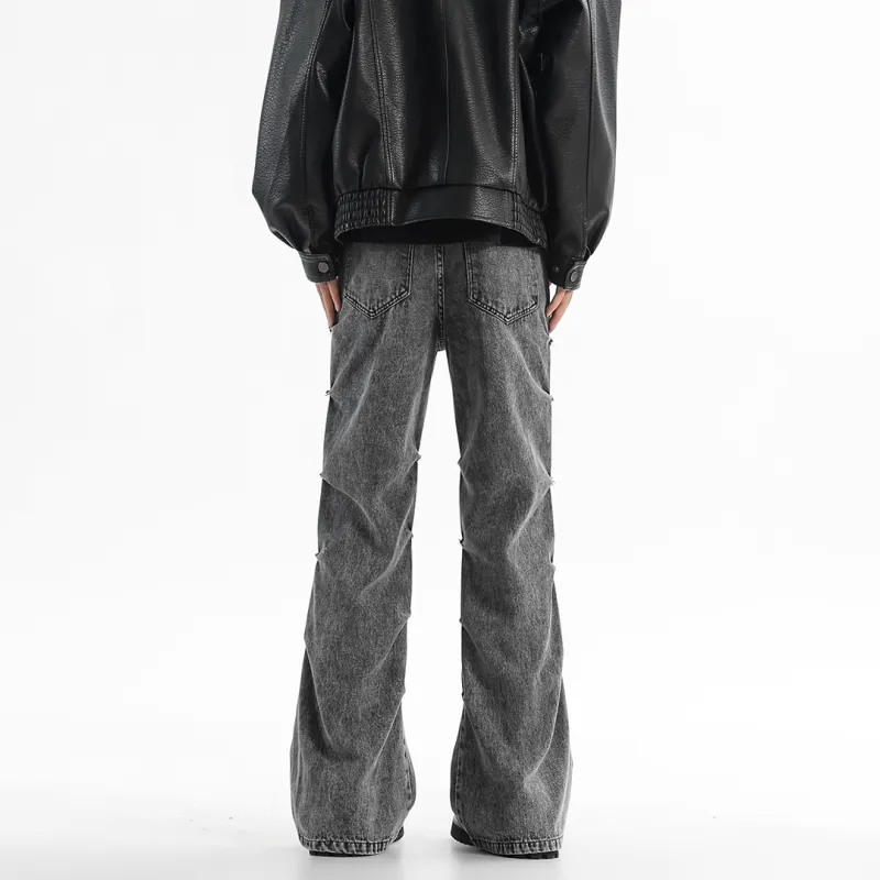 BENATRY Jeans Unisex Black Gray Color-4