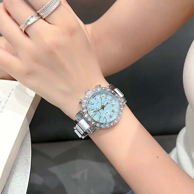 MXXSEE Automatic Mechanical Movement Steel Strap Watch Unisex White Dial-5