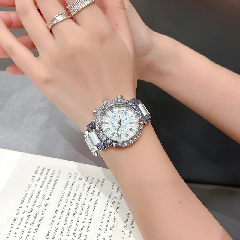MXXSEE Automatic Mechanical Movement Steel Strap Watch Unisex White Dial-21