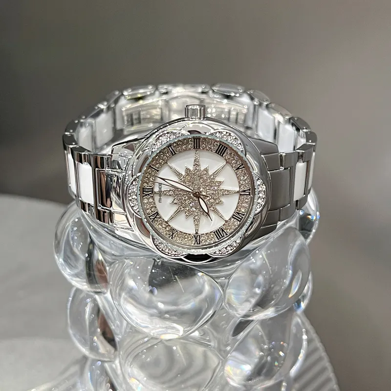 MXXSEE Automatic Mechanical Movement Stainless Steel Watchband Watch Unisex Cut Out Dial-8