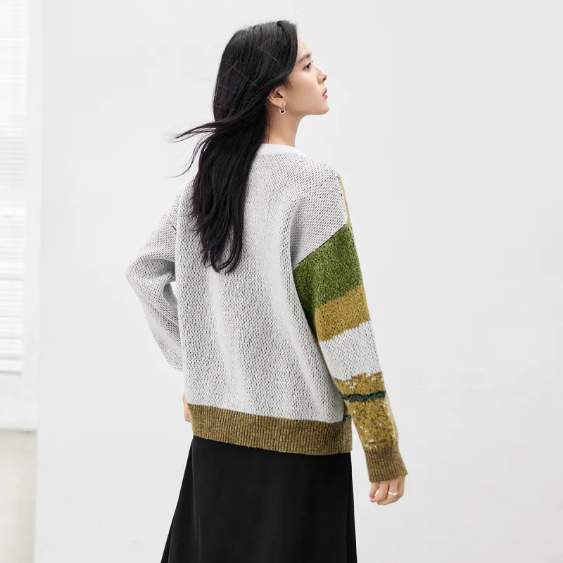 DIALOGUE Sweaters Women's Light Grass Green-3