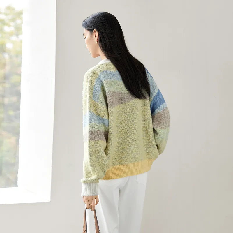 DIALOGUE Sweaters Women's Sunset Yellow-4