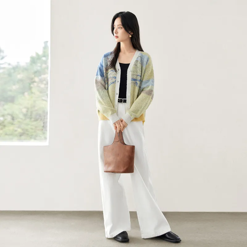 DIALOGUE Sweaters Women's Sunset Yellow-3