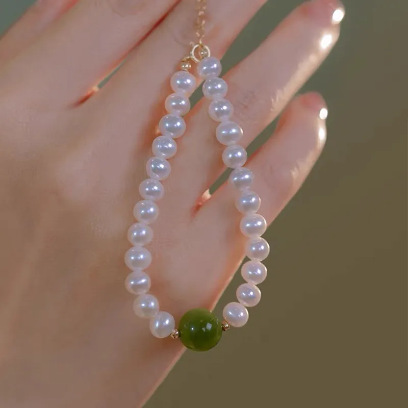 Gifts Freshwater Pearl Bracelets Women's-4