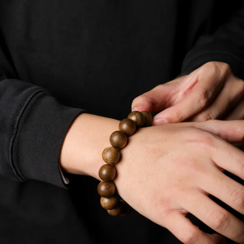 Santan Lodge Agarwood Precious Wood Bracelets Unisex-4
