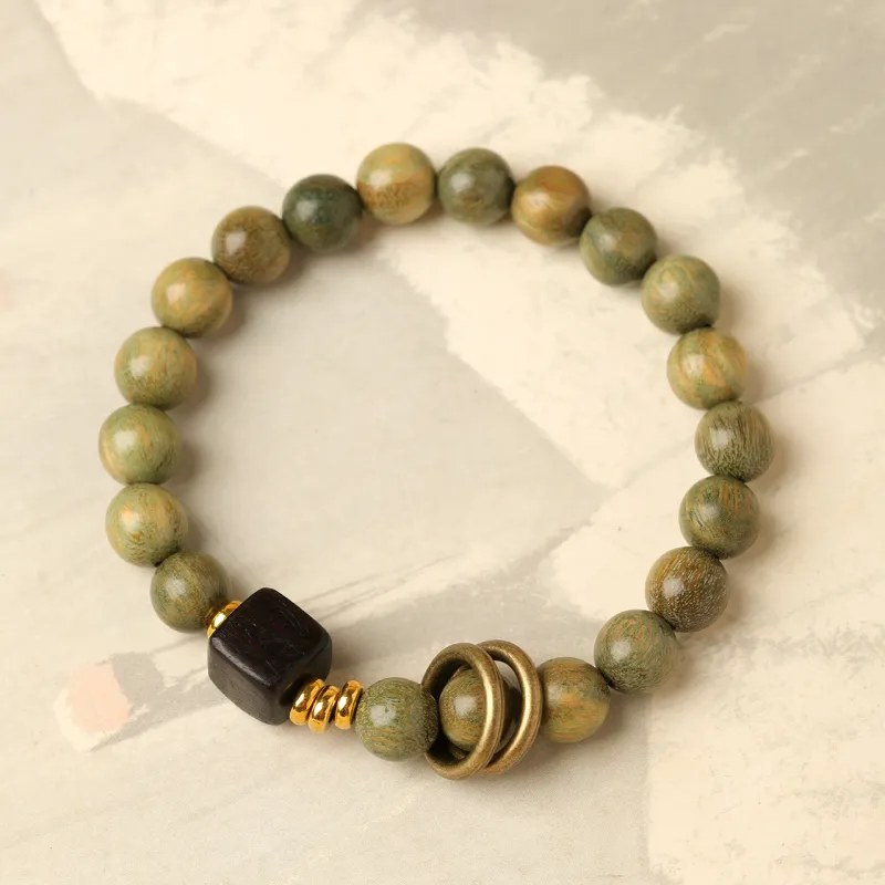 Santan Lodge Golden Sandalwood Bracelets Unisex-2